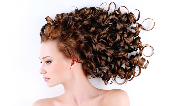 How to make curls with a hair iron