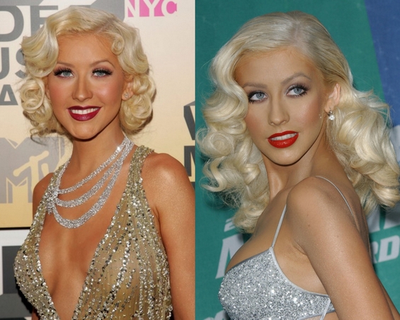 Retro fashion style - christina aguilera