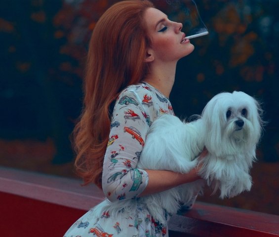 retro fashion style - lana del rey