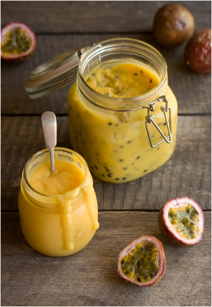 easy passion fruit curd