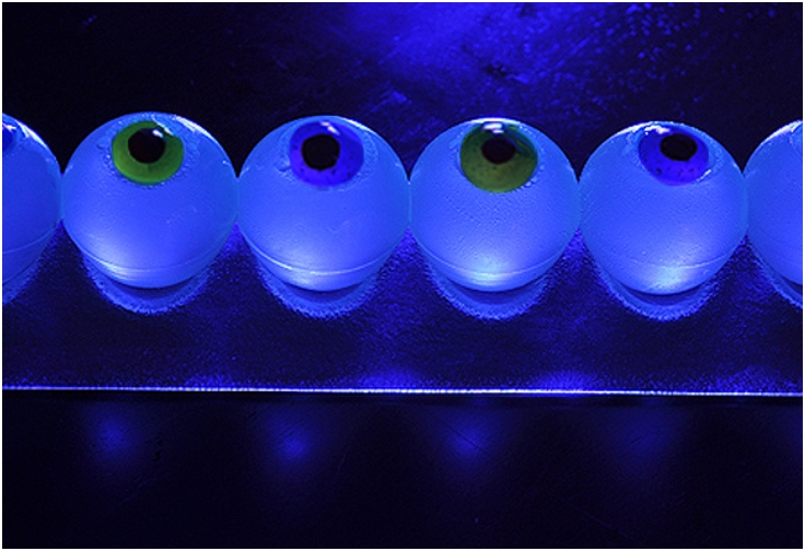 Glow-in-the-Dark Eyeball Jelly Shots
