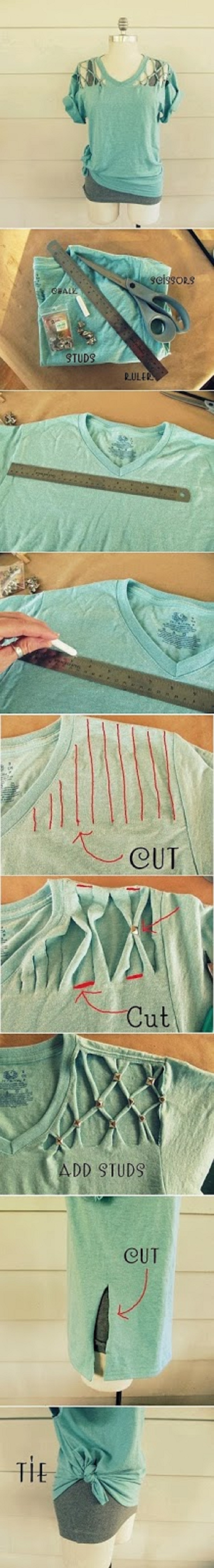 How To Make a Studded T-Shirt For You