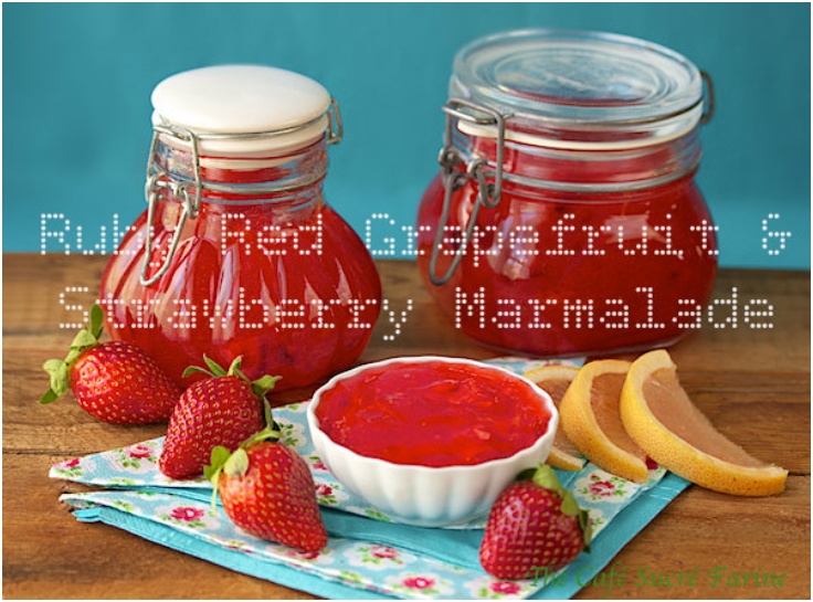 Ruby Red Grapefruit & Strawberry Marmalade