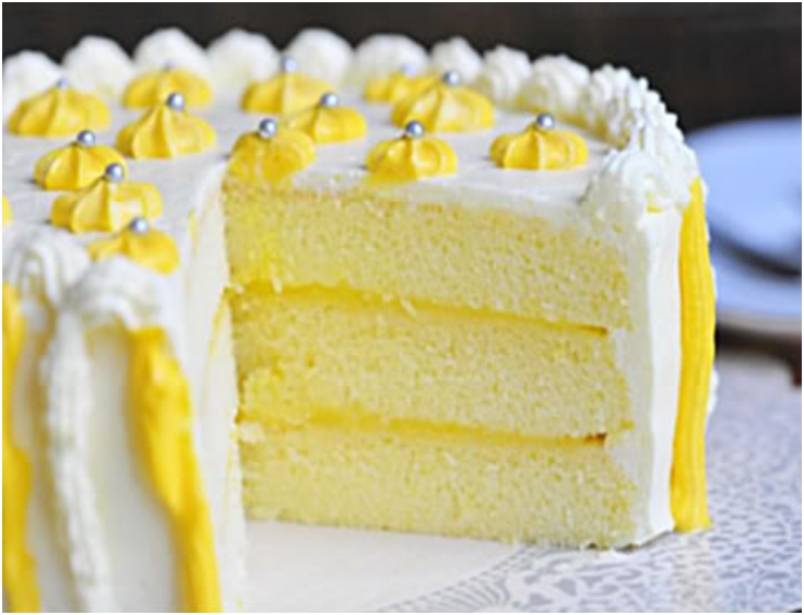 Triple Lemon Chiffon Cake