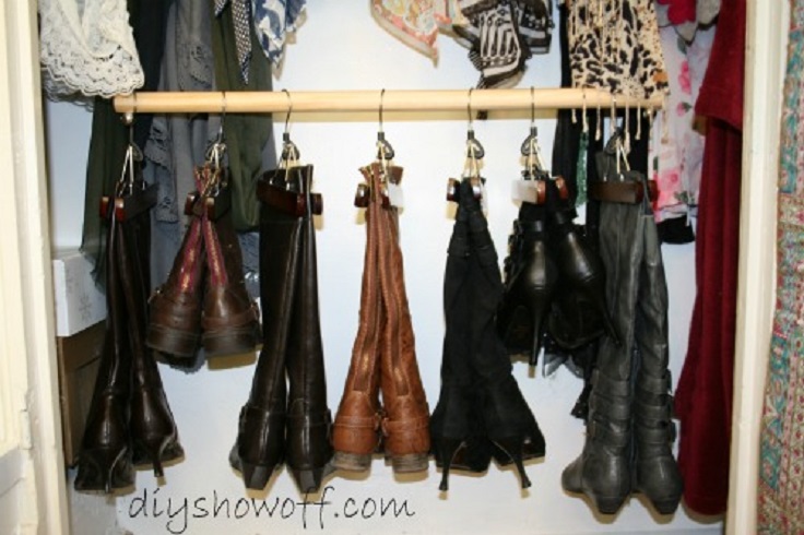 shoe-storage-ideas-boot-hangers-DIY-Showoff