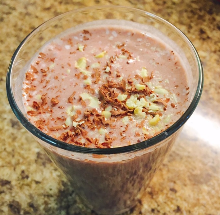 Chocolate Strawberry Protein Shake