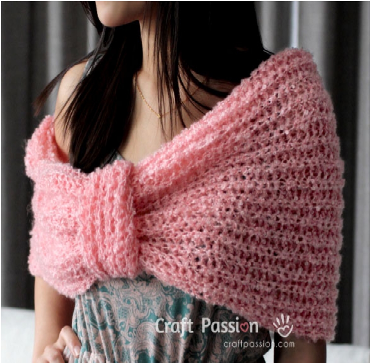 Cowl Scarf Knitting Pattern