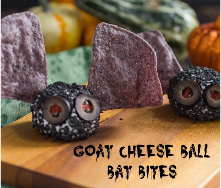 Halloween Cheese Ball Monsters