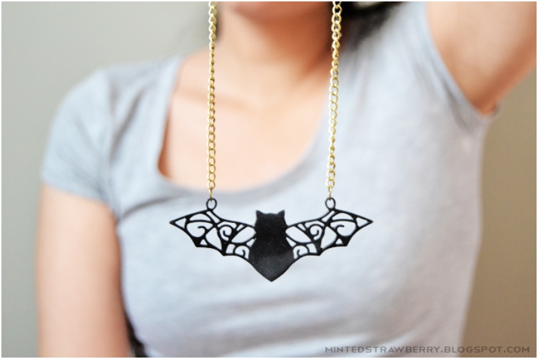 bat necklace