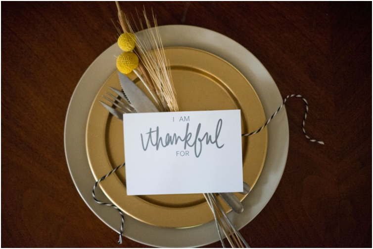 I am thankful for... (free printable!)